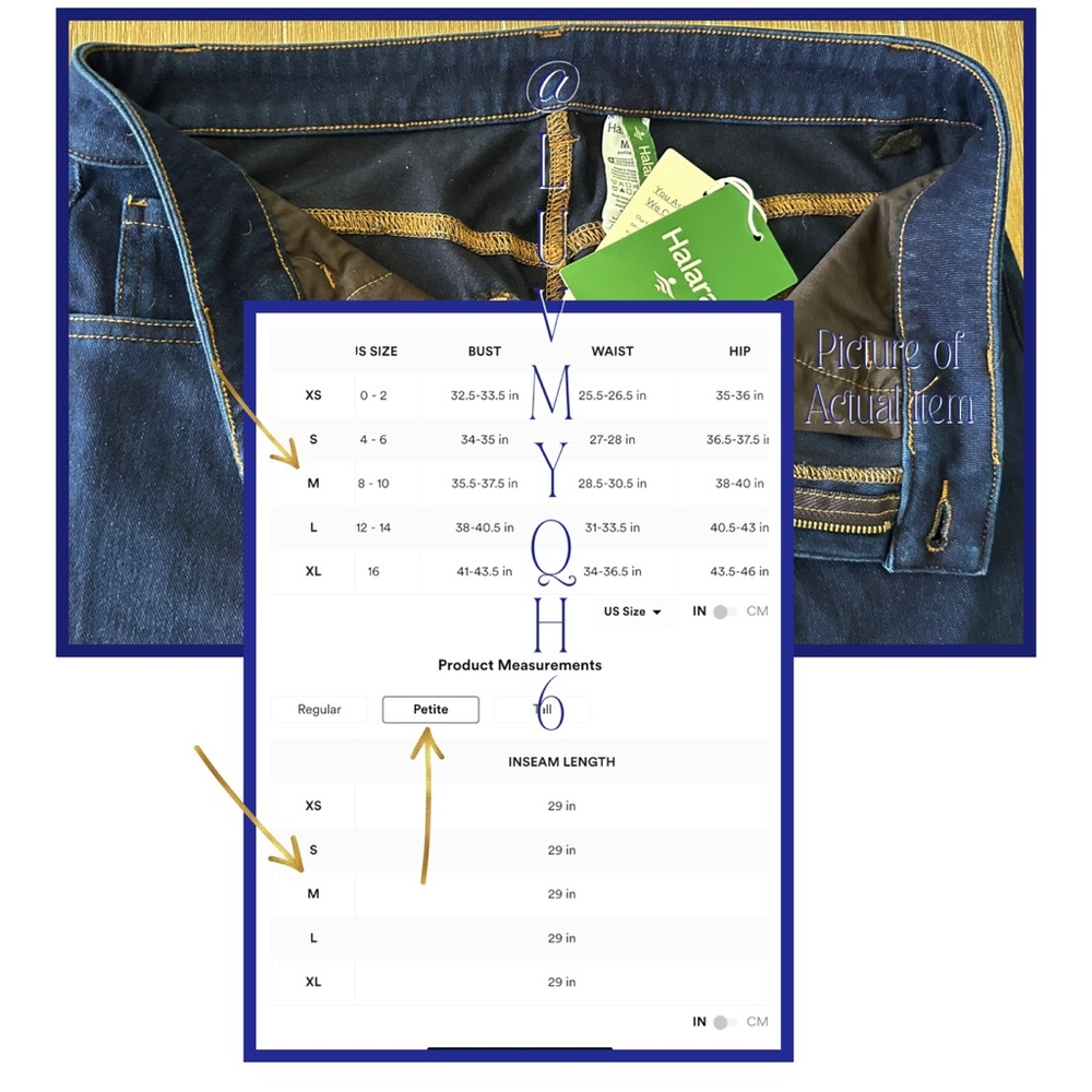 Halara Flex Mid Rise Bootcut Jeans - Picture 3 of 3